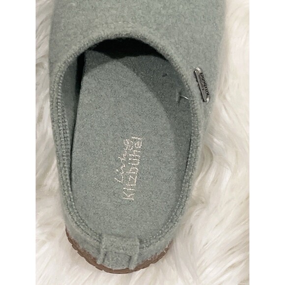 LIVING KITZBUHEL Light Grey Boiled Wool UNISEX Slippers Women's Sz EU 41 - Picture 4 of 10